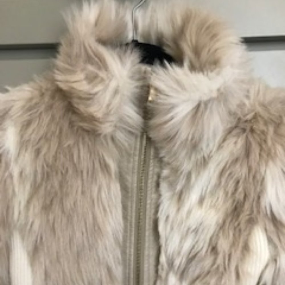 Guess Faux Fur High Pop CollarJacket - Picture 3 of 14